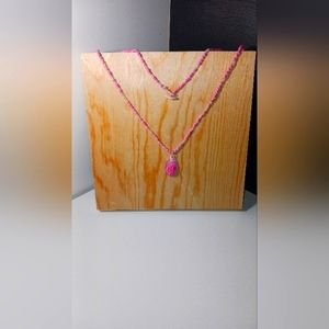 Bubble Gum - Handmade Necklace & Resin Pendant - Abstract